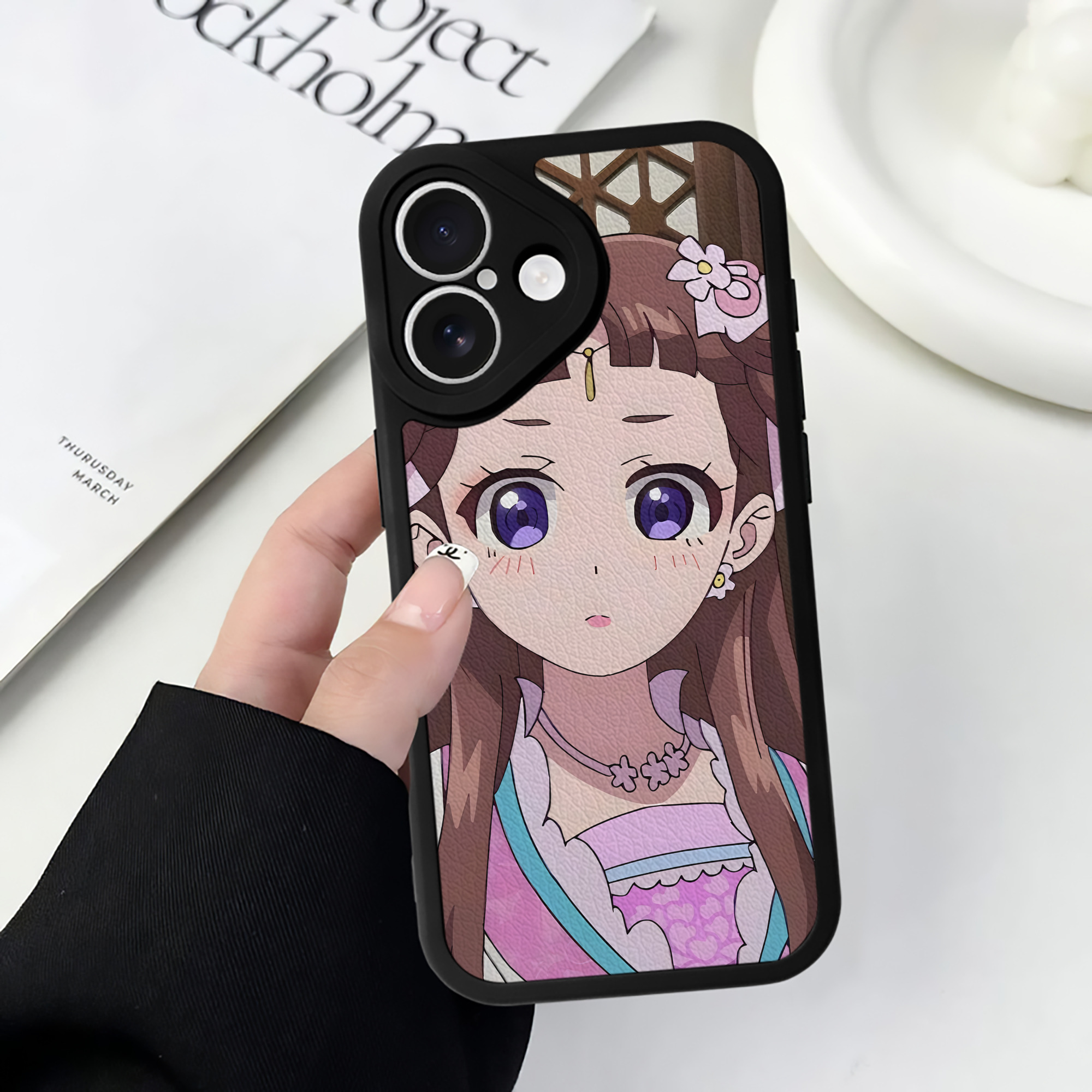 薬屋のひとりごと The Apothecary Diaries 【iPhone 16シリーズ対応】シリコンスマホケース（レザー調） 材質：シリコン